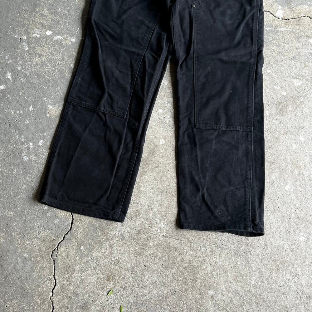 Carhartt black double knee work wear carpenter pants - Picture 3 of 7